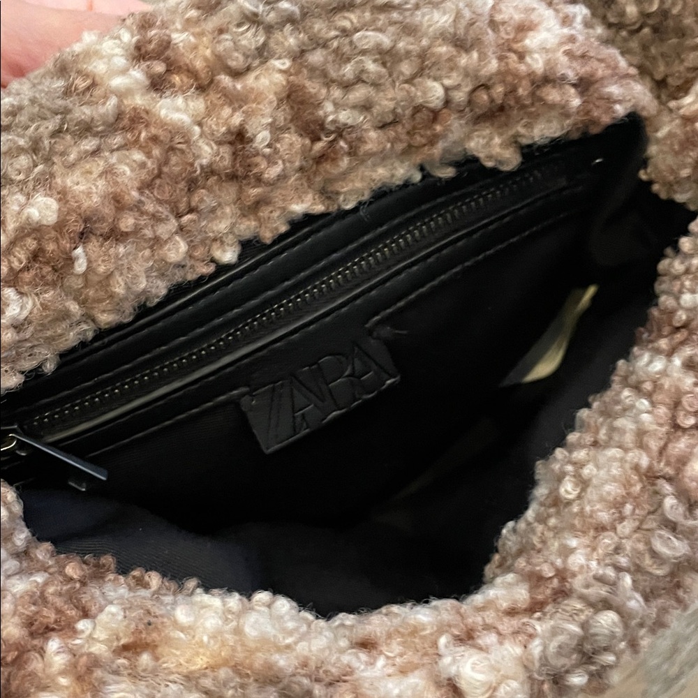Zara Boucle Bag Shoulder Bag - Picture 4 of 5